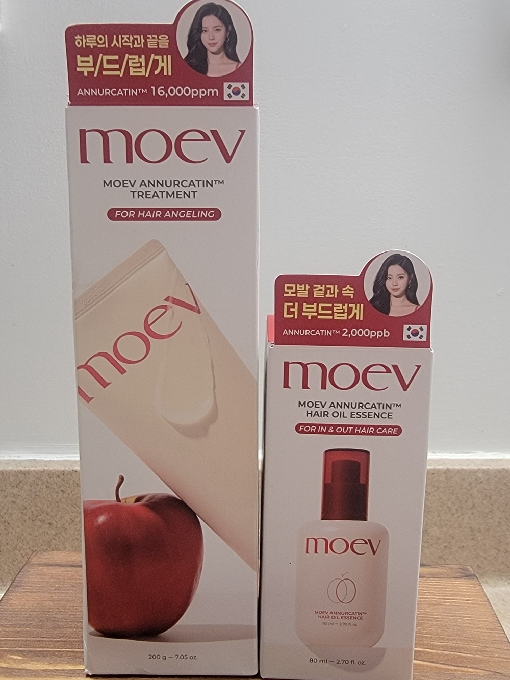 MOEV Annurcatin K-Beauty Hair Care Duo (Hair Oil 80ml & Treatment 200ml) - Brand